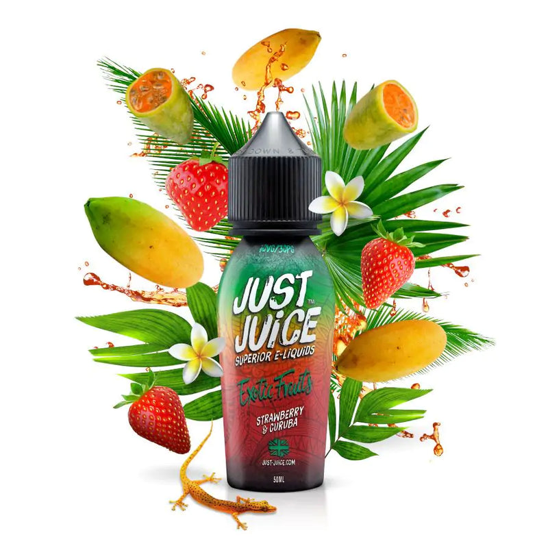 JUST JUICE STRAWBERRY & CURUBA SHORTFILL E-LIQUID 50ML