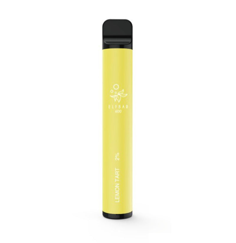 ELF BAR LEMON TART DISPOSABLE VAPE 600 PUFFS