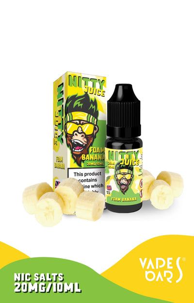 VAPES BARS NITTY JUICE FOAM BANANA 10mg/20mg