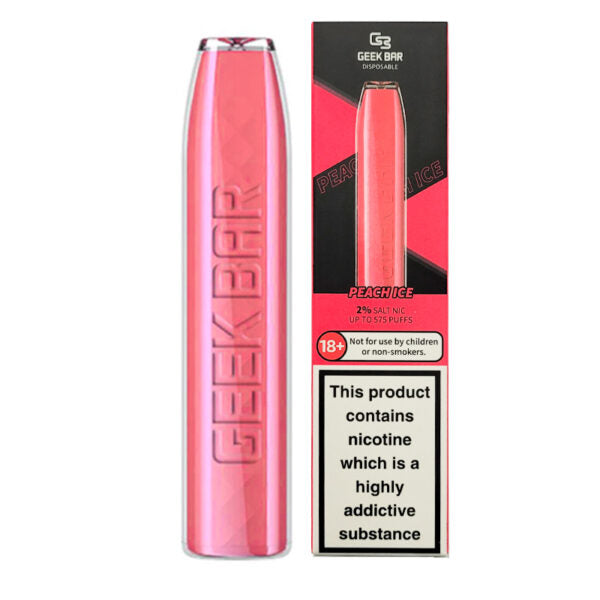 GEEK BAR PEACH ICE DISPOSABLE VAPE 575 PUFFS