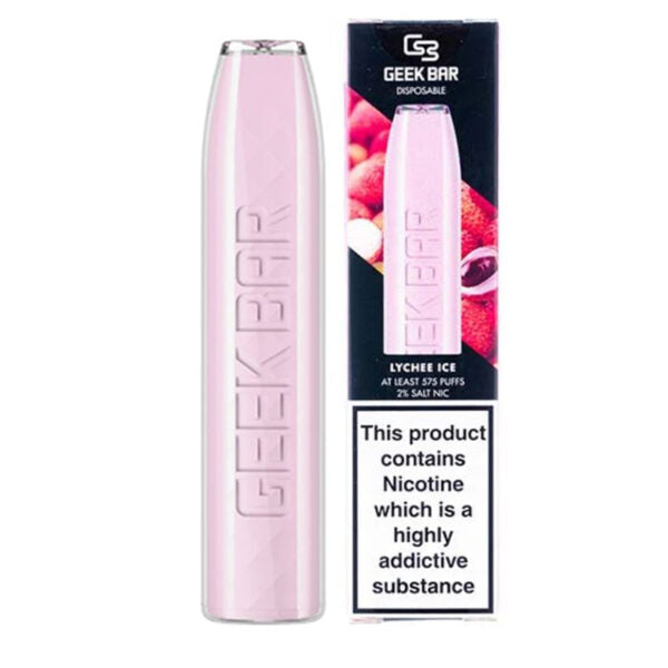 GEEK BAR LYCHEE ICE DISPOSABLE VAPE 575 PUFFS