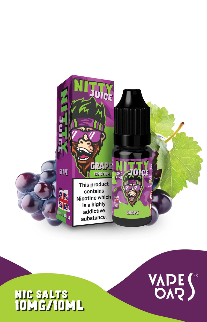 VAPES BARS NITTY JUICE GRAPE 10mg/20mg