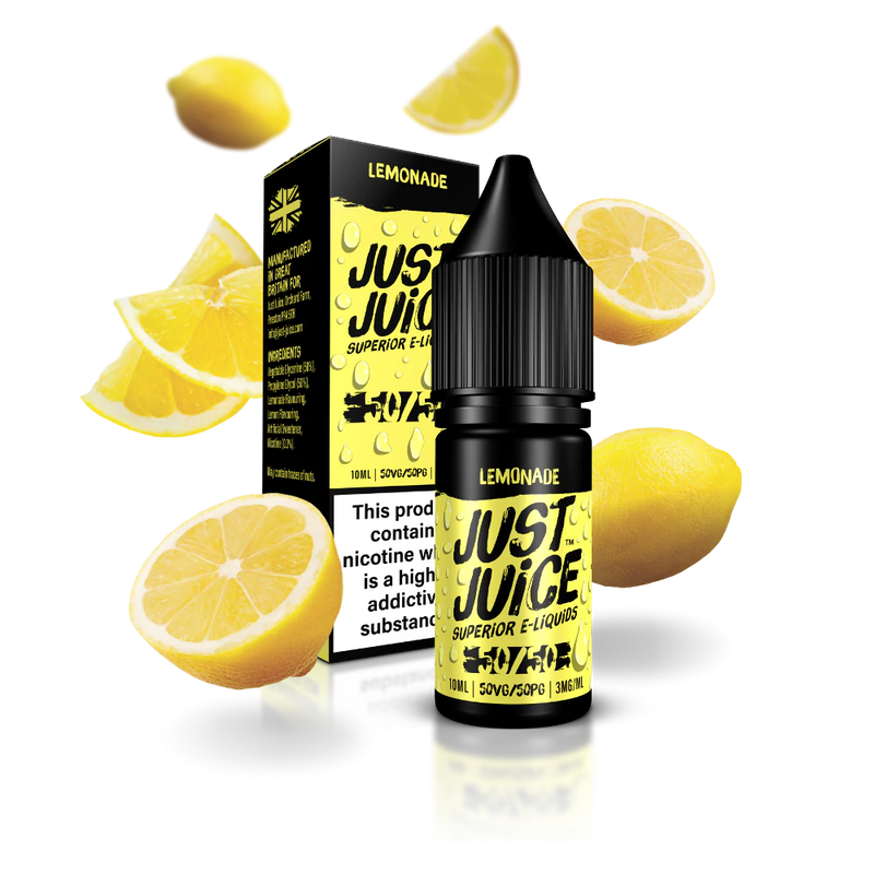 JUST JUICE LEMONADE 50/50 E-LIQUID 10ML