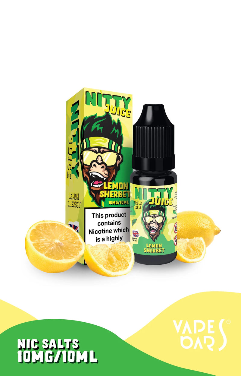 VAPES BARS NITTY JUICE LEMON SHERBET 10mg/20mg