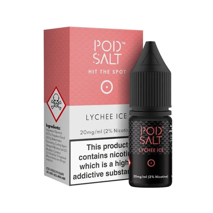 POD SALT CORE LYCHEE ICE NIC SALT E-LIQUID 10ML