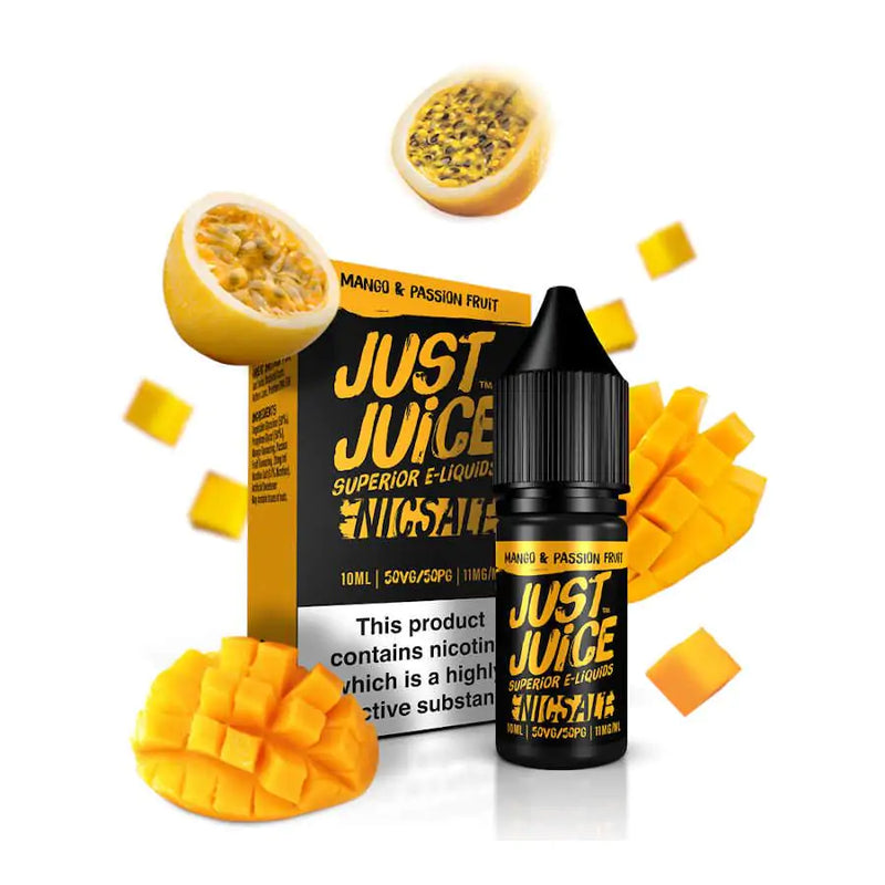 JUST JUICE MANGO & PASSION FRUIT NIC SALT E-LIQUID 10ML