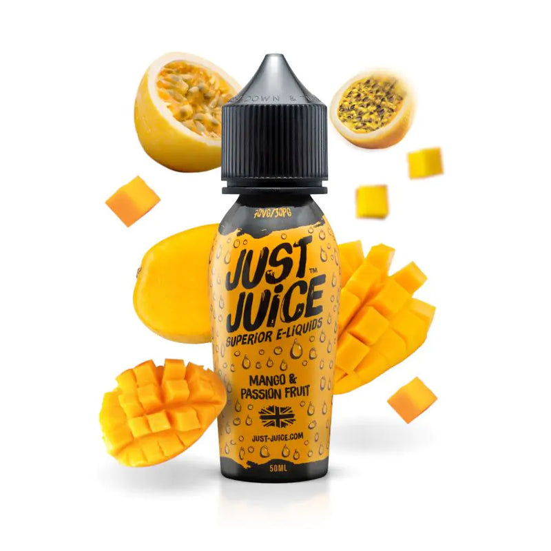 JUST JUICE MANGO & PASSION FRUIT SHORTFILL E-LIQUID 50ML