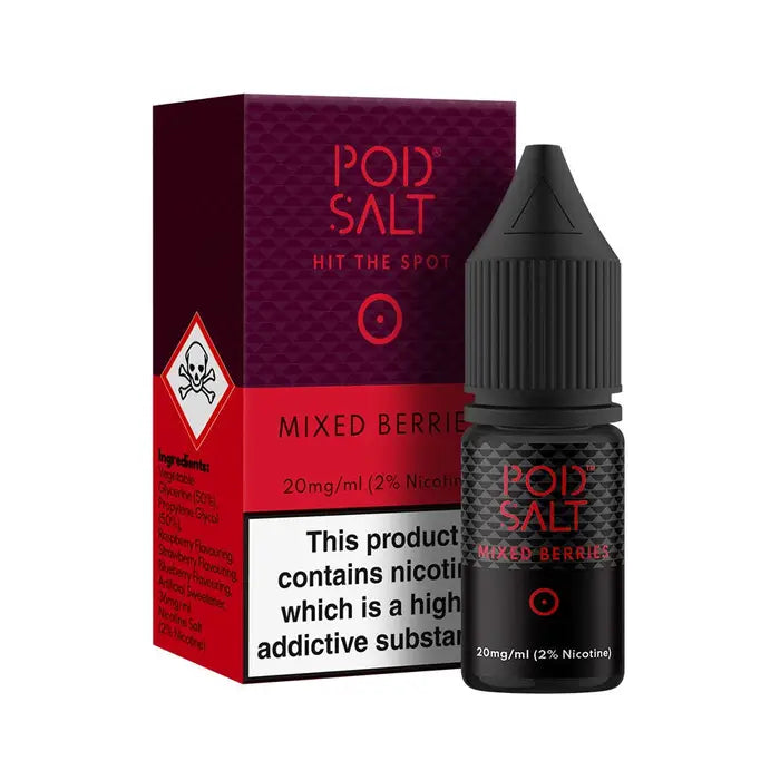 POD SALT CORE MIXED BERRIES NIC SALT E-LIQUID 10ML