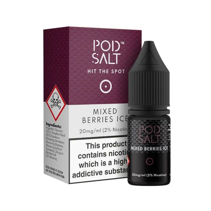 POD SALT CORE MIXED BERRIES ICE NIC SALT E-LIQUID 10ML