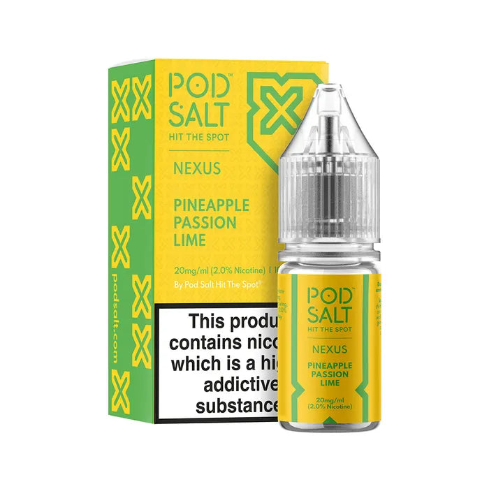 NEXUS POD SALT PINEAPPLE PASSION LIME NIC SALT E-LIQUID 10ML