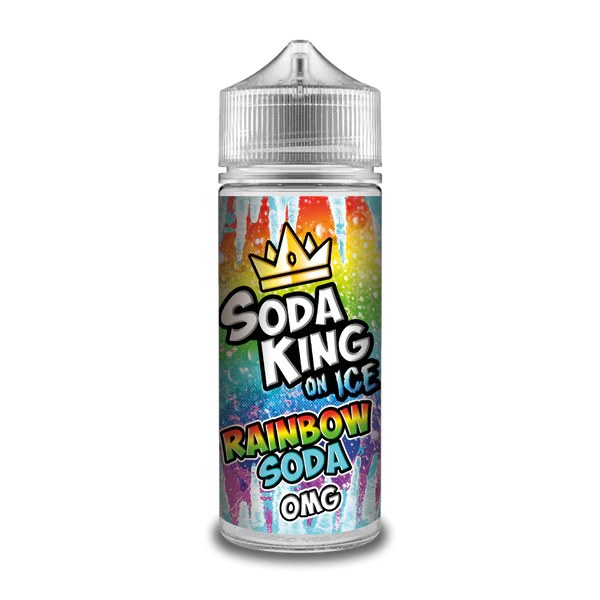 SODA KING ON ICE RAINBOW SODA ON ICE E-LIQUID SHORTFILL 100ML