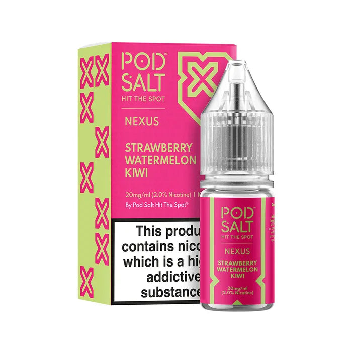 NEXUS POD SALT STRAWBERRY WATERMELON KIWI NIC SALT E-LIQUID 10ML