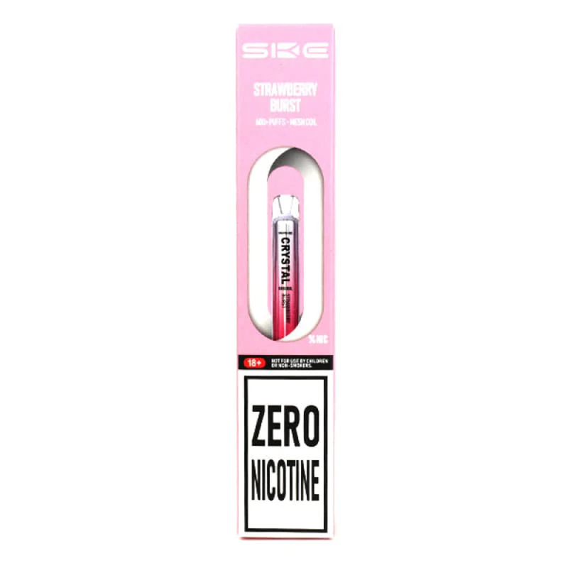 SKE CRYSTAL ZERO STRAWBERRY BURST DISPOSABLE 600 PUFFS