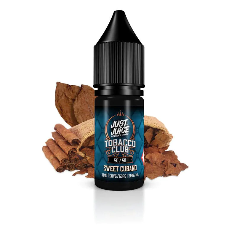 JUST JUICE SWEET CUBANO TOBACCO 50/50 E-LIQUID 10ML