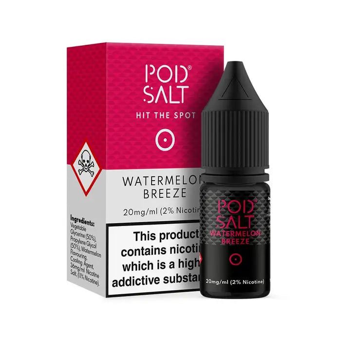 POD SALT CORE WATERMELON BREEZE NIC SALT E-LIQUID 10ML